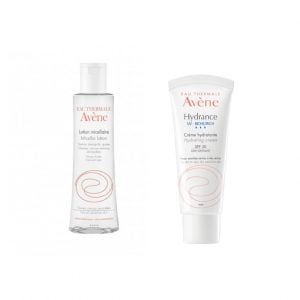 AVENE Hydrance UV Riche (Micelarni losion 200ml+UV bogata krema SPF30 40ml)