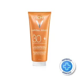 VICHY CAPITAL SOLEIL Hidratantno mlijeko za zaštitu od sunca za lice i tijelo SPF30, porodično pakovanje, 300 ml