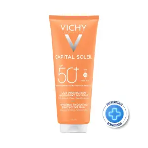 VICHY CAPITAL SOLEIL Hidratantno mlijeko za zaštitu od sunca za lice i tijelo SPF50+, porodično pakovanje, 300 ml