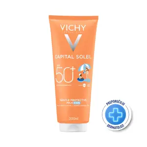 VICHY CAPITAL SOLEIL Мlijeko za zaštitu osjetljive dječje kože od sunca za lice i tijelo SPF50+, 300 ml
