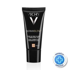 VICHY DERMABLEND Tečni puder za korekciju neujednačene boje kože SPF28, 30 ml, 20 Vanilla