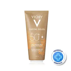 VICHY CAPITAL SOLEIL ECO Hidratantno mlijeko za lice i tijelo za zaštitu od sunca SPF50+, 200 ml