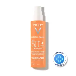 VICHY CAPITAL SOLEIL Vodeni fluid u spreju za zaštitu ćelija kože SPF50+, 200 ml