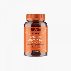 BIVITS Calcium Vitamin D3 1000 IU 60 tableta