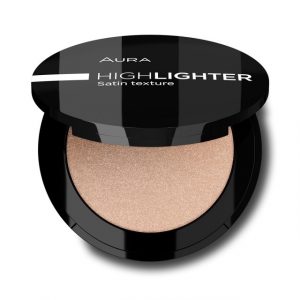 AURA Kompaktni prah visokog sjaja GLORIOUS CHEEKS 219 Golden Spice 5g
