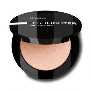 AURA Kompaktni prah visokog sjaja GLORIOUS CHEEKS 220 Moonlight 5g