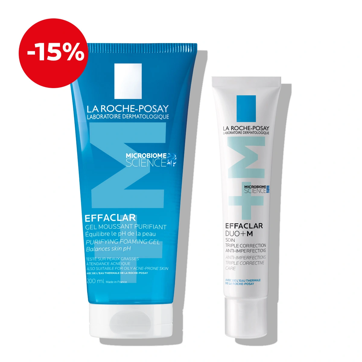 La Roche-Posay EFFACLAR Protocol for skin prone to acne and irregularities (cleansing and care) (2)