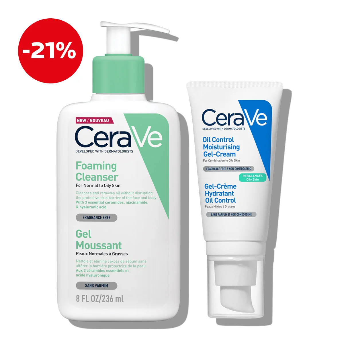 NEW CeraVe Daily Face Care Protocol For Normal to Combination Skin (Cleansing And Care) (1)