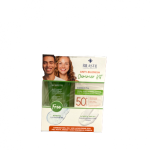 RILASTIL Set za ljeto protiv nepravilnosti (Acnestil krema SPF50, 40ml + Acnestil gel za čišćenje lica 50ml GRATIS)