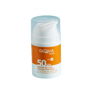 GLORIA Krema za mješovitu do masnu kožu lica SPF50, 50ml