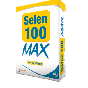 INPHARM Selen 100 MAX 40 tableta