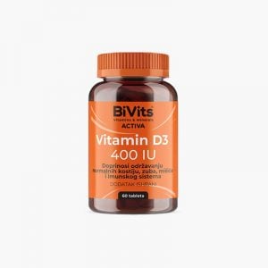 BIVITS Vitamin D3 400 IU 60 tableta