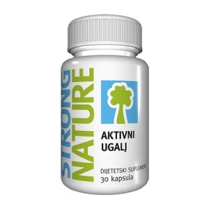 STRONG NATURE Aktivni ugalj 250mg 30 kapsula