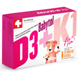 BABYTOL D3+K1 Twist-off 30 kapsula