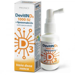 ESENSA Devitin D3 1000IU + lipozomalni cink 5mg oralni sprej za odrasle 30ml