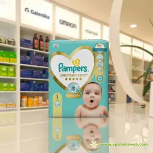pampers premium pelene u zelenom pakovanju sa zlatnim veličina 1