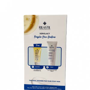 RILASTIL Xerolact PB balzam 200ml+Xerolact ulje za čišćenje lica i tijela 50ml PROMO ROK:06/26