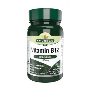 NATURES AID Vitamin B12 1000 - 90 sublingvalnih tableta