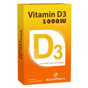 ABELAPHARM D3 1000IU - 30 kapsula