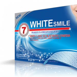 WHITE SMILE trakice za izbjeljivanje zuba - 7 kesica