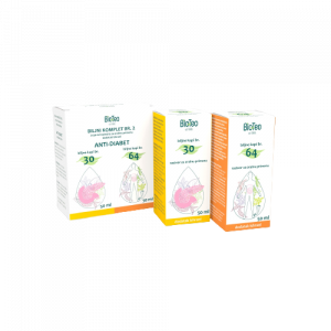 Bio-Teo Biljni komplet br. 2 Anti-Diabet kapi 2x50ml