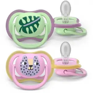 AVENT Ultra Air Animals duda varalica za djevojčice 6-18m 2 komada