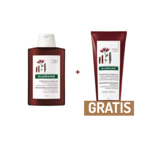KLORANE Kinin šampon 400ml + Balzam 200ml GRATIS Promo