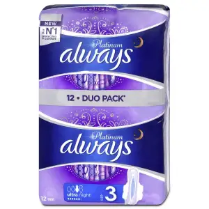 ALWAYS Platinum Night Duo ulošci a12