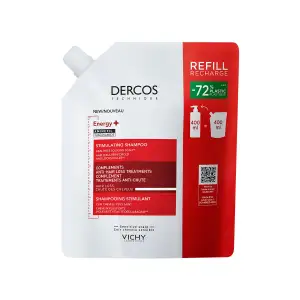 VICHY DERCOS Energetski šampon protiv opadanja kose 400ml Refill pakovanje