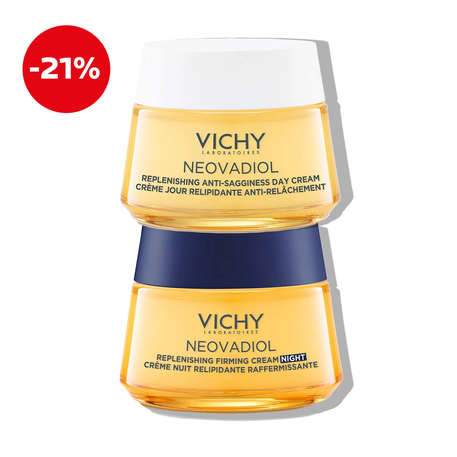 (From 1.4.) Vichy NEOVADIOL Protocol for postmenopausal skin firmness (day and night care) (1)