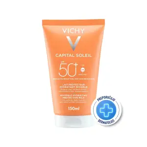 Vichy Capital Soleil Mlijeko za lice i tijelo vrlo visoka zaštita SPF50+ 150ml
