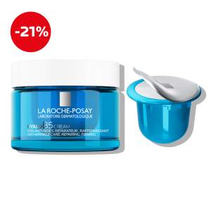 La Roche-Posay HYALU B5 Rutina protiv bora za obnovu i punoću kože (krema + refill punjenje)*
