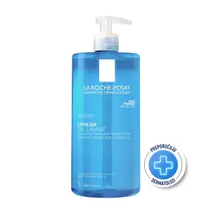 La Roche-Posay LIPIKAR GEL LAVANT Umirujući i zaštitni gel za tuširanje beba, djece i odraslih, za suhu kožu, 1L