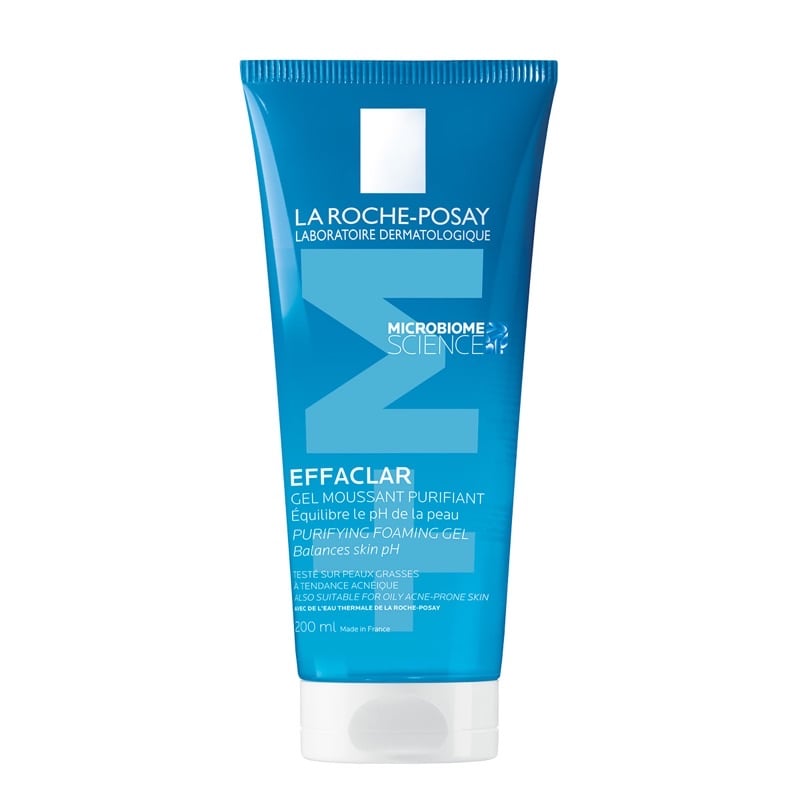 La Roche-Posay Effaclar pjenušavi gel za čišćenje masne, osjetljive kože lica sklone aknama, 200 ml